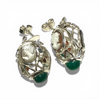 Pendientes Mandile 1922 Mujer Cammei  in Plata Conchiglia 2MORCM39 - 2MORCM39